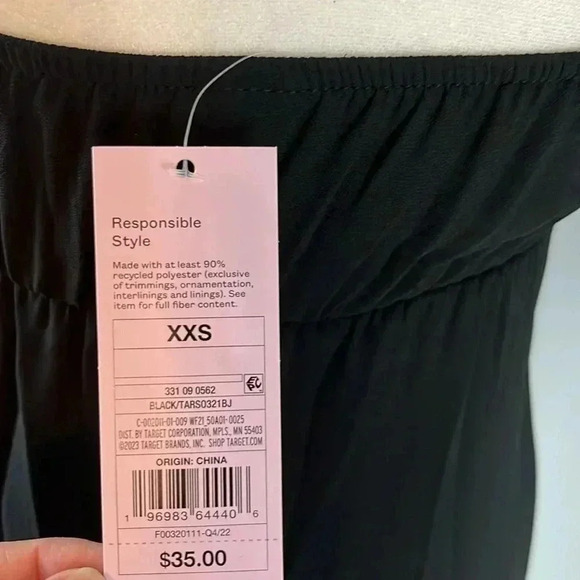 NWT Sleeveless black midi high-low dress from Wild Fable - Picture 5 of 6